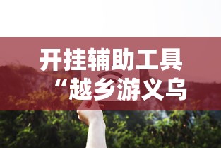 开挂辅助工具“越乡游义乌辅助器下载”详细开挂玩法