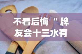 不看后悔 ＂牌友会十三水有挂吗”(必备工具)辅助教学